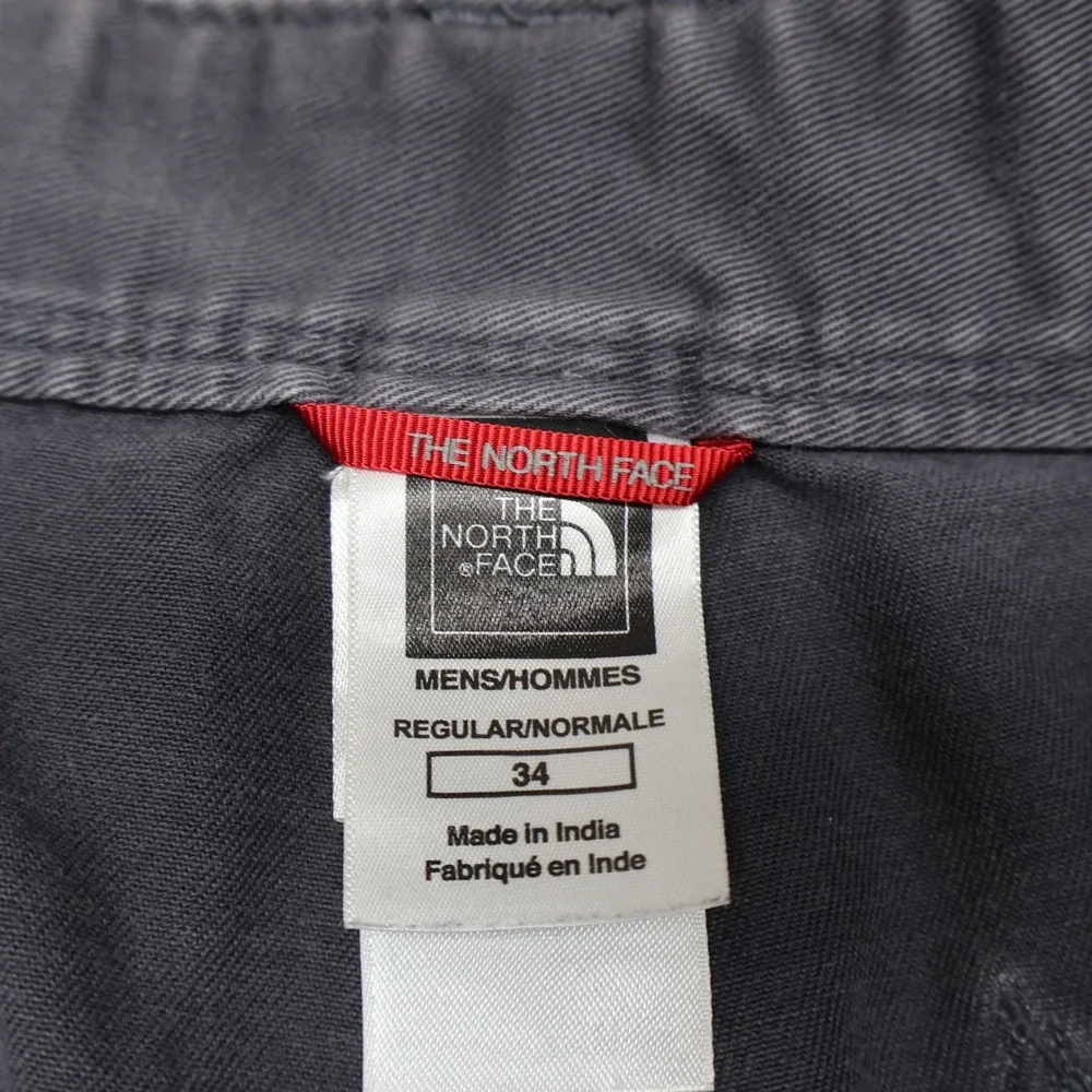 North Face Shorts Mens 34 Gray Horizon Utility Classic Canvas Casual Rugged